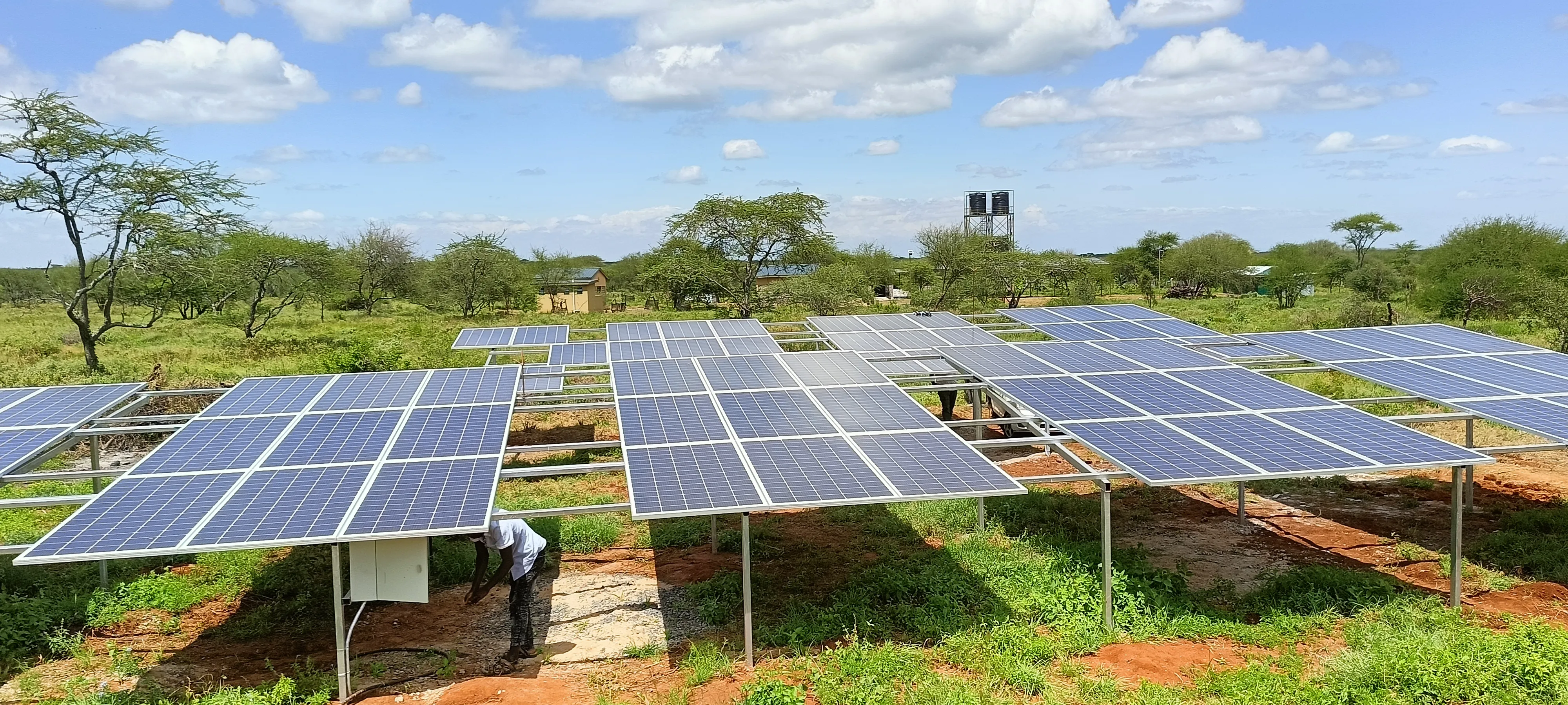 solar panels top view